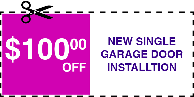 100 off garage door repair Stony Brook