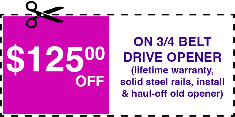 125 off garage door opener Stony Brook