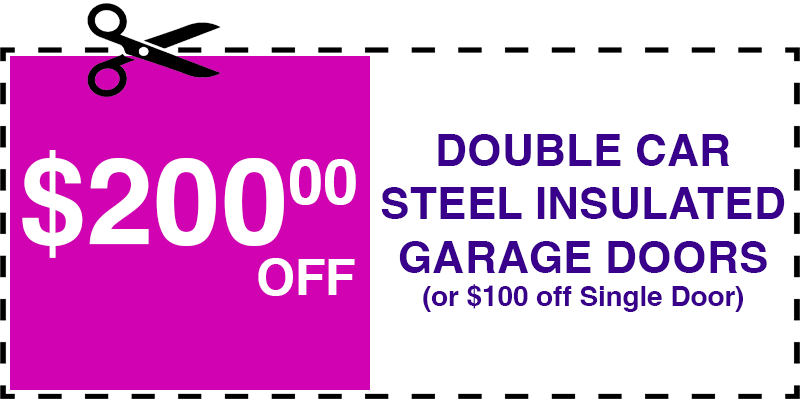200 off garage door repair Stony Brook