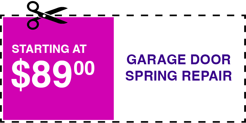 89 garage door SPRING repair Stony Brook