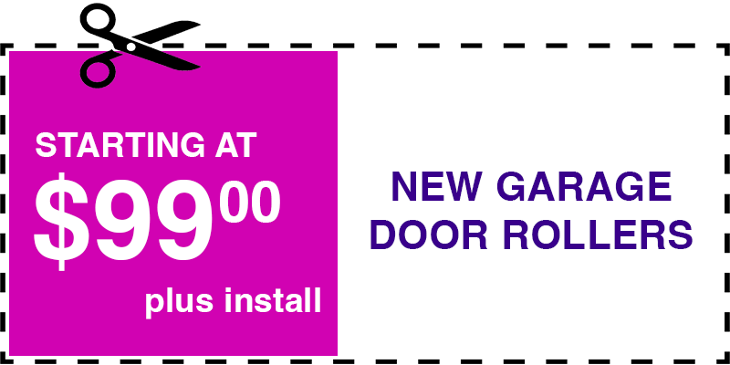 99 new garage door rollers Stony Brook
