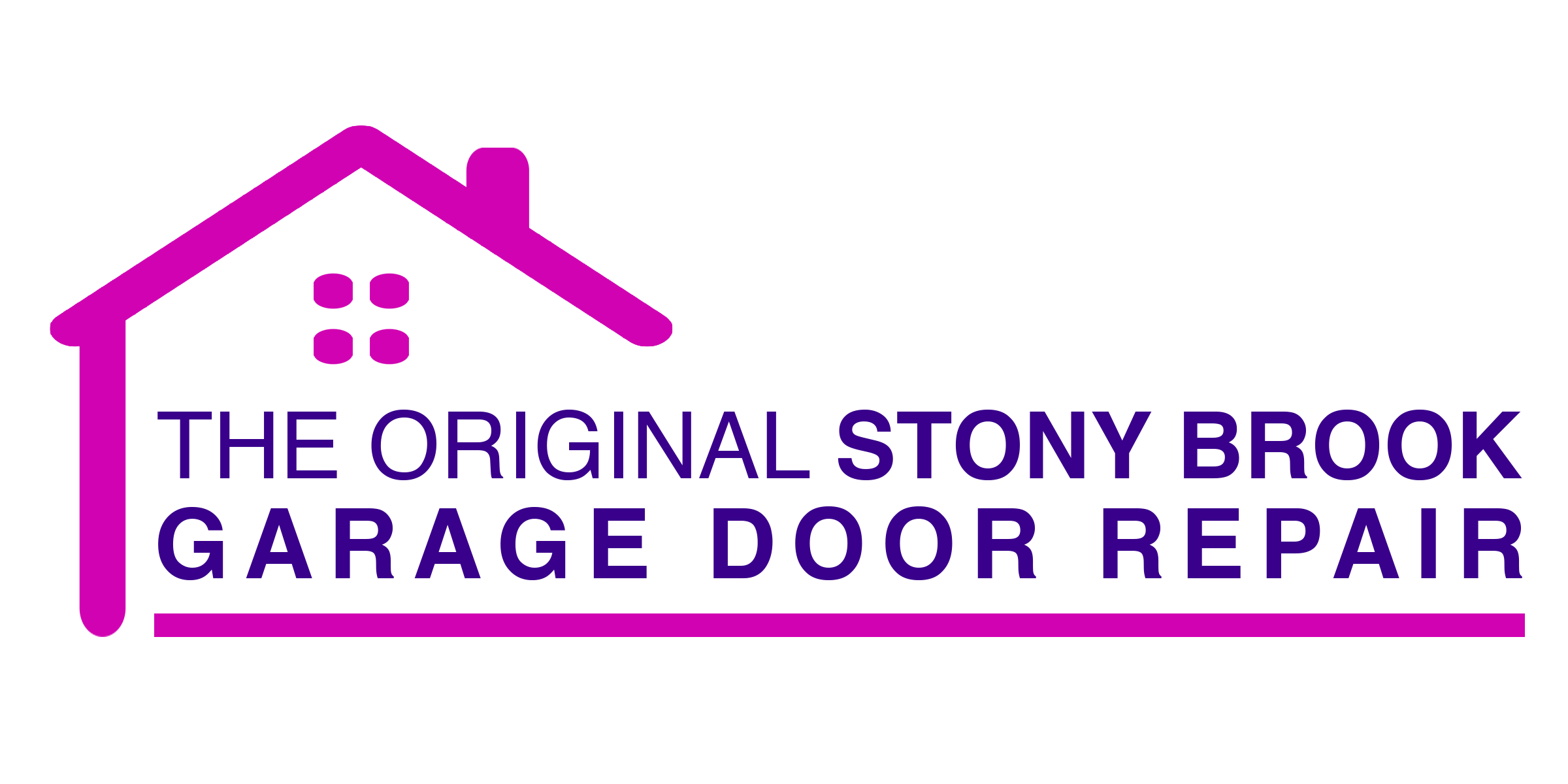 the original garage door repair Stony Brook logo